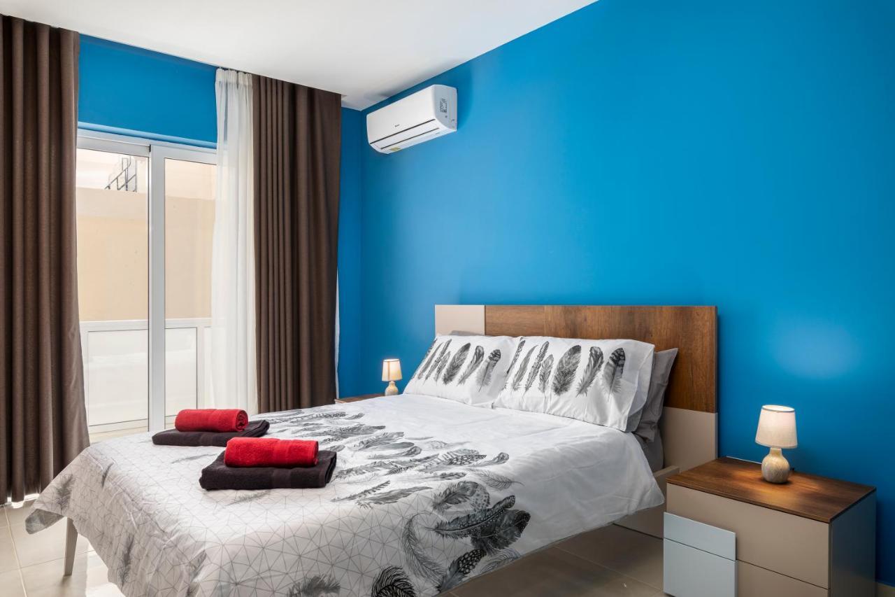 Modern 3Br Stylish Apartment With Large Balcony - Close To St Julians And St Georges Bay Is-Swieqi Kültér fotó